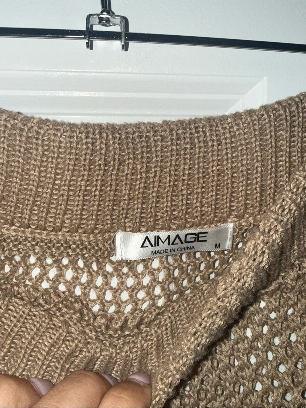 Women's Knit Coverup - Taupe